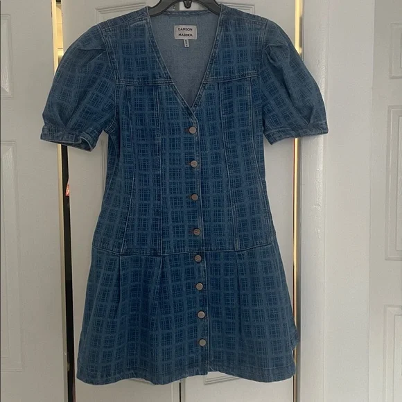 Denim Button-Down Dress - Picture 6 of 13